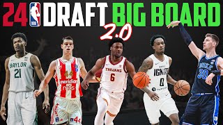 2024 NBA Draft Big Board 20  Risers amp Fallers [upl. by Pacien]