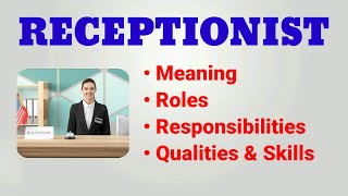 Receptionist Job Description  Receptionist Roles and Responsibilities Qualities and Skills [upl. by Auhsot]