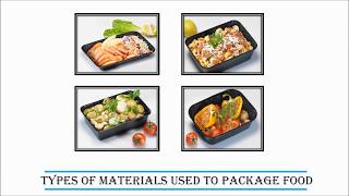 Food Packaging Materials – Types and Features [upl. by Juliette]