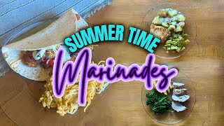 3 Easy Marinades  Summer Meal Ideas Whats for Dinner  MEL COOP [upl. by Yerak]