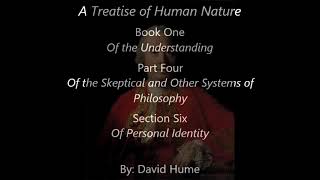 David Hume A Treatise of Human Nature Book One Part Four Section Six [upl. by Pacifa]