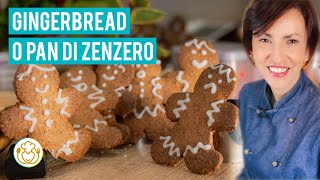 Biscotti Pan di Zenzero Senza Glutine Gingerbread  VivoGlutenFree CucinaConAle [upl. by Juliane]