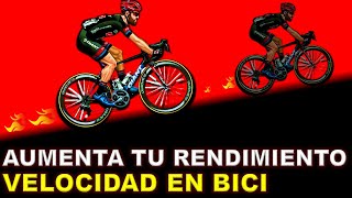 AUMENTA TU RENDIMIENTO Y VELOCIDAD EN BICICLETA  Consejos de Ciclismo [upl. by Llebiram]