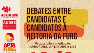 DEBATE CHAPAS REITORIA DA FURG  1009  17H  SANTO ANTÔNIO DA PATRULHA [upl. by Atilrak431]