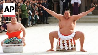 Sumo wrestling grand champion Akebono dies at age 54 [upl. by Layor]