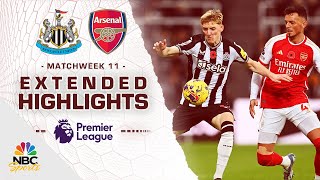 Newcastle United v Arsenal  PREMIER LEAGUE HIGHLIGHTS  1142023  NBC Sports [upl. by Anitsirt382]