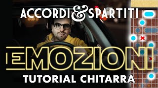 EMOZIONI Tutorial Chitarra  Lucio Battisti [upl. by Tory]