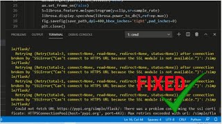 How to solve SSLError SSL is not available [upl. by Oivat]