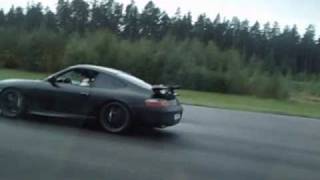 Porsche 996 Turbo vs Porsche 996 Carrera 4 [upl. by Kunkle909]