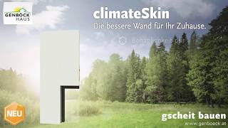 GENBÖCK HAUS  das besondere Fertighaus mit der innovativen Außenwand climateSkin [upl. by Ynaitirb145]