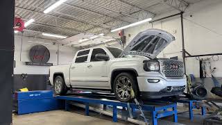 2017 GMC Sierra Denali PRT 416” TwinTurbo  Custom Dyno Tune [upl. by Yael]