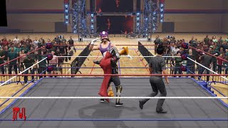 WWE 2K24XPWL House Show Lord BulletHead VS Waluigi [upl. by Tigirb854]