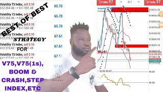 Best Of Best Parabolic Sar strategy For V75Step IndexBoom amp Crash 999 WIN RATE [upl. by Andryc]