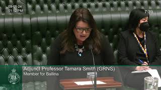 Tamara Smith MP Member for Ballina speech on no grounds evicition [upl. by Rumilly]