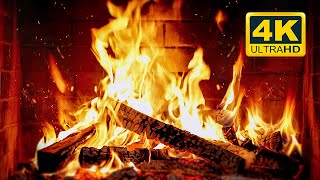 🔥 Cozy Fireplace 4K 12 HOURS Fireplace with Crackling Fire Sounds Crackling Fireplace 4K [upl. by Sosthenna]