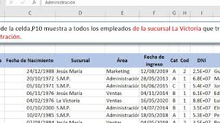 Filtros Avanzados Excel [upl. by Aisilef]