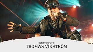 Interview with Thomas Vikström Therion Leviathan Trilogy Upcoming tour Mexico show and more [upl. by Anirres]