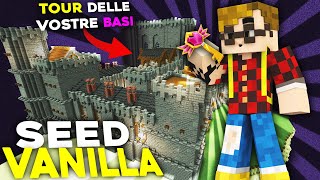 MINECRAFT SEED VANILLA  TOUR DELLE VOSTRE BASI SU REBORN [upl. by Assenat]