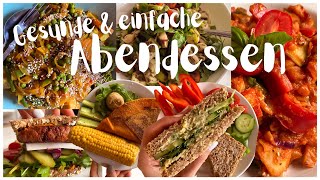 7 GESUNDE ABENDESSEN REZEPTE  Einfache amp Schnelle Ideen mit viel Gemüse Protein VEGGIEVEGAN [upl. by Einaoj120]