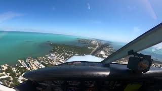 KMTH Landing Runway 7 in Marathon Florida Keys [upl. by Wade]