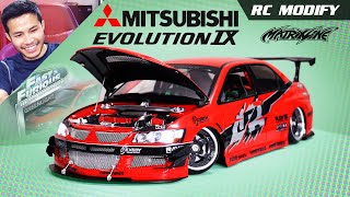 RC Modify 36  Seans Red EVO 9 Fast and Furious Tokyo Drift Style  RC Car [upl. by Dowell]