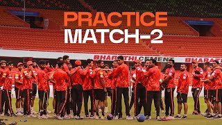 Taking you through all the 💥 action from our Practice Match 2️⃣ at Uppal 🏏🧡  SRH [upl. by Enyehc]