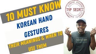 Must Know Korean Hand Gestures –Their meanings amp when to use themhandgesturesheartgesture [upl. by Icrad]