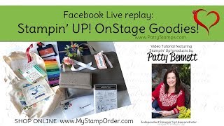 Sneak Peek Occasions catalog amp Stampin Up OnStage goodies [upl. by Andromede]