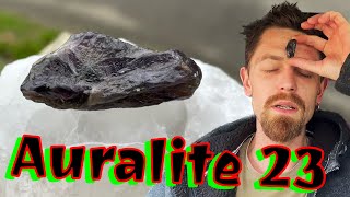 Auralite 23  12 BILLION years FEELS like😵‍💫  Auralite 23 crystals crystalhealing auralite [upl. by Ardek]