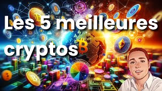 Les 5 meilleures cryptos avec un risque reward faible pour le BullRun [upl. by Nosirb]