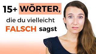 15 schwierige Wörter im Deutschen  Verbessere deine deutsche Aussprache Deutsch B2 C1 C2 [upl. by Dav682]