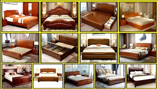 Wooden bed design  Modern Bed Design  Latest Wooden Double Bed Designs [upl. by Friday496]