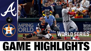 Braves vs Astros World Series Game 6 Highlights 11221  MLB Highlights [upl. by Kolnick366]