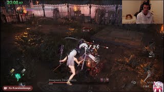 Nioh 2  Hatchets only no Yokai Shift run with DLCs [upl. by Llerrud]