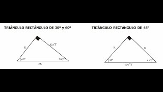 Aplicaciones en los Triángulos Notables de 30°  60° y 45°  45° [upl. by Trish]