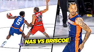 Nas amp Michael Beasley BATTLE Isaiah Briscoe amp Earl Clark In The Big 3  3s Company vs Trilogy [upl. by Sukin]