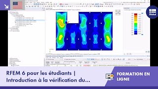 EN RFEM 6 pour les étudiants  Introduction à la vérification du béton armé  8 Mai 2024 [upl. by Fisken]