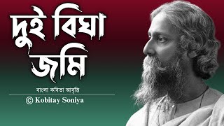 দুই বিঘা জমি l dui bigha jomi l রবীন্দ্রনাথ ঠাকুর l kobitay soniya l [upl. by Hughie]