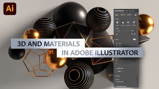 NEW New 3D and Materials in Illustrator [upl. by Sorac]