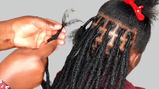 DREADLOCKS EXTENSIONS  FIX AND UNFIX EVERY STEP JANEILHAIRCOLLECTION [upl. by Ytissac]