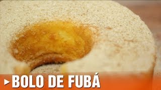 COMO FAZER BOLO DE FUBÁ  RECEITA [upl. by Llenrod421]