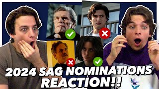 2024 SAG Nominees REACTION [upl. by Tamarah]