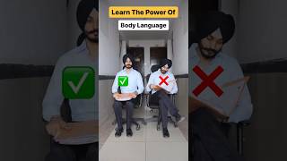 Learn the power of body language Look confident in interview [upl. by Paviour253]