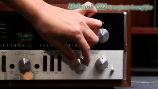 McIntosh C22 Stereophonic Preamplifier [upl. by Coad]