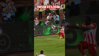 Cherif Ndiaye goal Fans react crvenazvezda partizan football [upl. by Navonod]