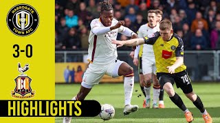 Harrogate Town 30 Bradford City Highlights [upl. by Halihs325]