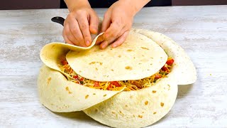 Coloca 7 tortillas DE ESTA FORMA en la sartén y espera 40 minutos ¡WOW [upl. by Pol663]