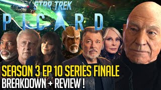 Star Trek Picard Season 3 Episode 10  Series Finale  Breakdown amp Review [upl. by Nomal]