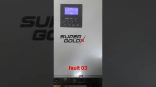 rapier inverter fault 03 and fault 57 solar [upl. by Jaddo]