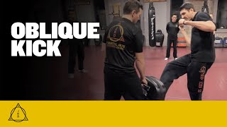 How to Use the Oblique Kick in Jeet Kune Do like Bruce Lee [upl. by Glori]